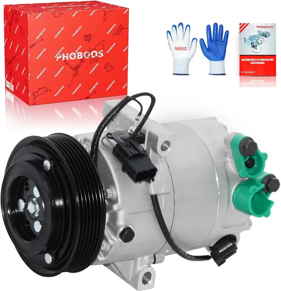 PHOBOOS A/C compressor with Clutch Compatible with Hyundai