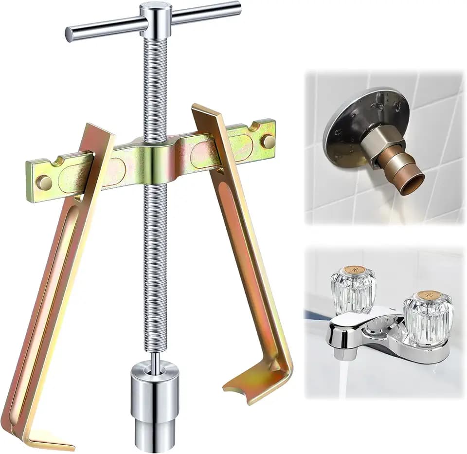 Enhon Faucet Handle and Compression Sleeve Puller with 1/2 in Adapter