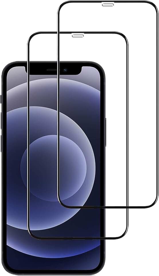 2 Stück Schutzfolie für iPhone 12 mini [5.4 Zoll] [3D Full Coverage] Displayschutzfolie für iPhone 12 mini