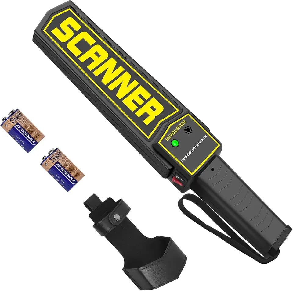 Handheld Metal Detector Wand,Security Wand,Multi-Purpose Security Scanner Wand for Metal and Weapon Detection…