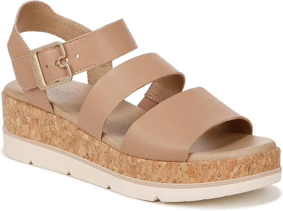 Dr. Scholl's Shoes Women's Once Twice Wedge Sandals, Platform Wedge Shoes