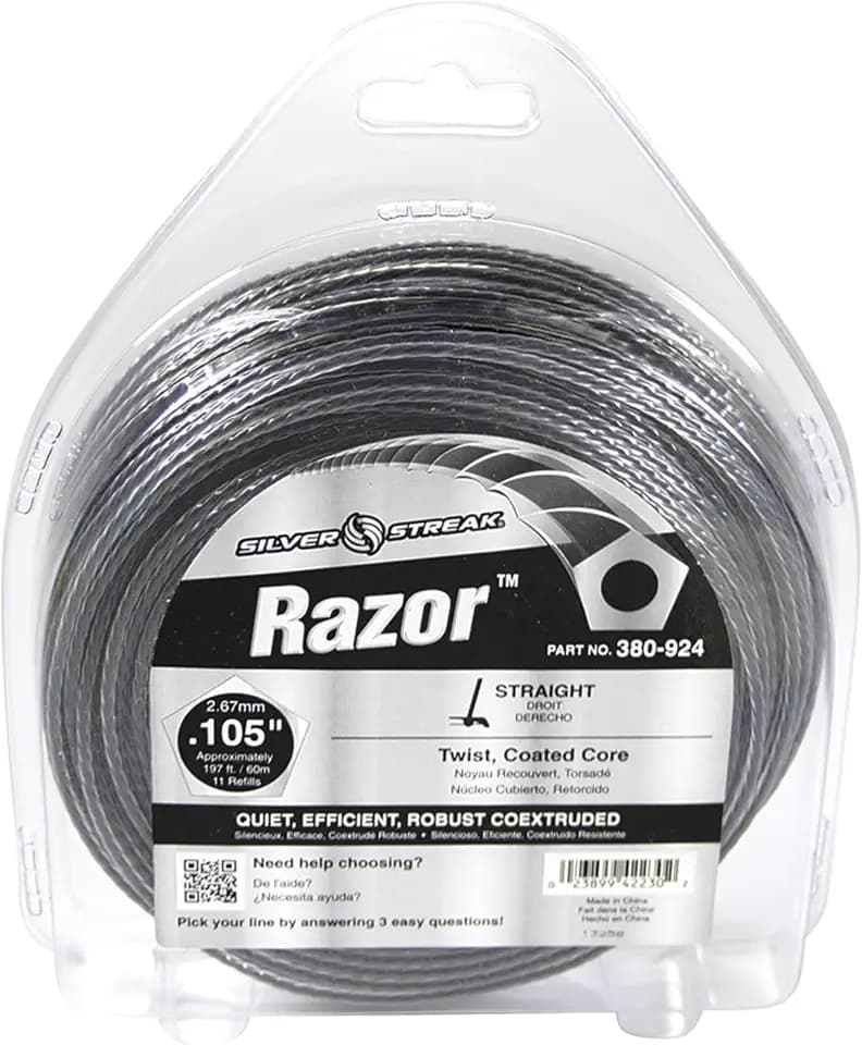 Stens 380-924 Silver Streak Razor Trimmer Line.105 1 lb. Donut, ea, 1