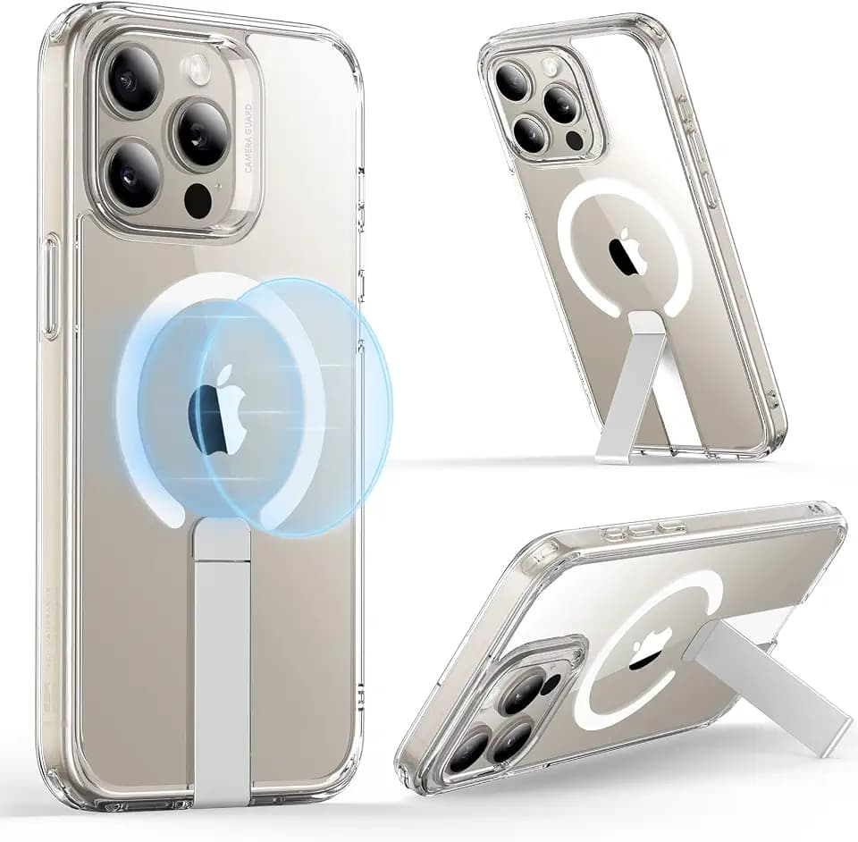ESR for iPhone 16 Pro Case with Flickstand, for MagSafe, Clear