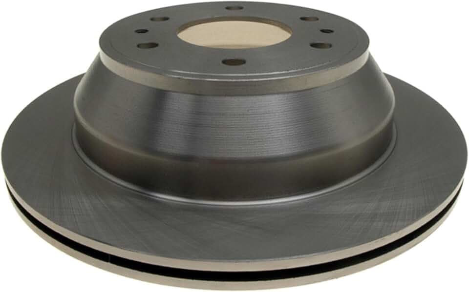 ACDelco Silver Rear Brake Rotor 18A1207A | GM 19241818 Brake Rotors for Select Buick Rainier,Chevrolet Trailblazer, SRR,GMC Envoy, Isuzu Ascender, Oldsmobile Bravada, Saab 9-7x, and more