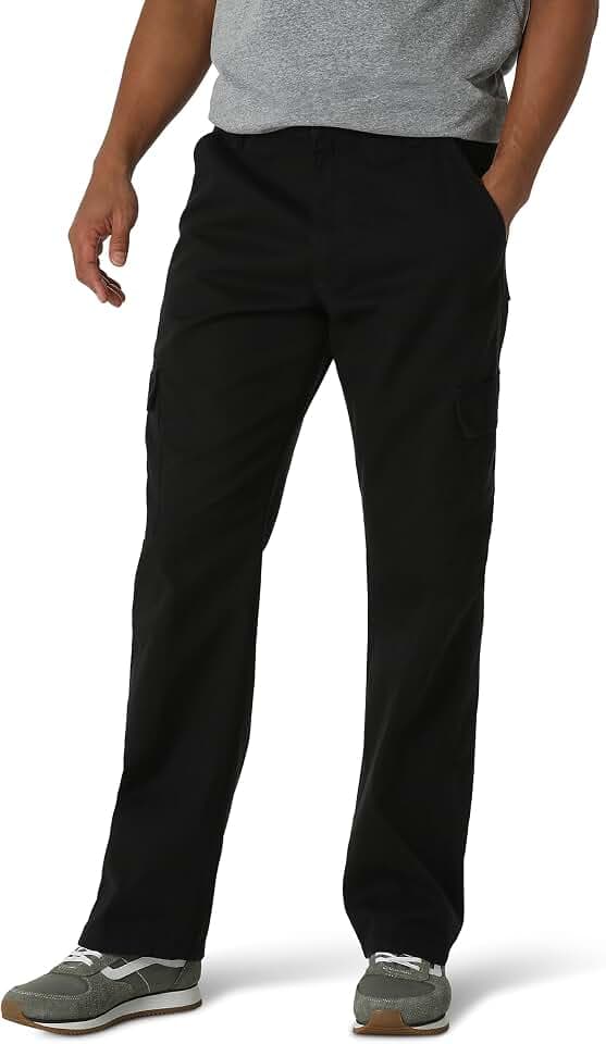 Wrangler Authentics Herren Lässige Hose Klassische Twill-Cargohose mit Lockerer Passform