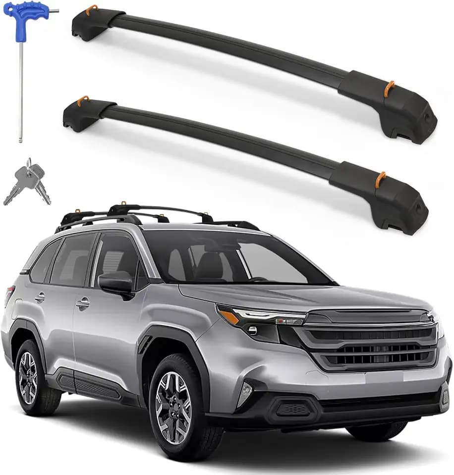 360LBS T-Slot Roof Rack Cross Bars Compatible with Subaru Forester
