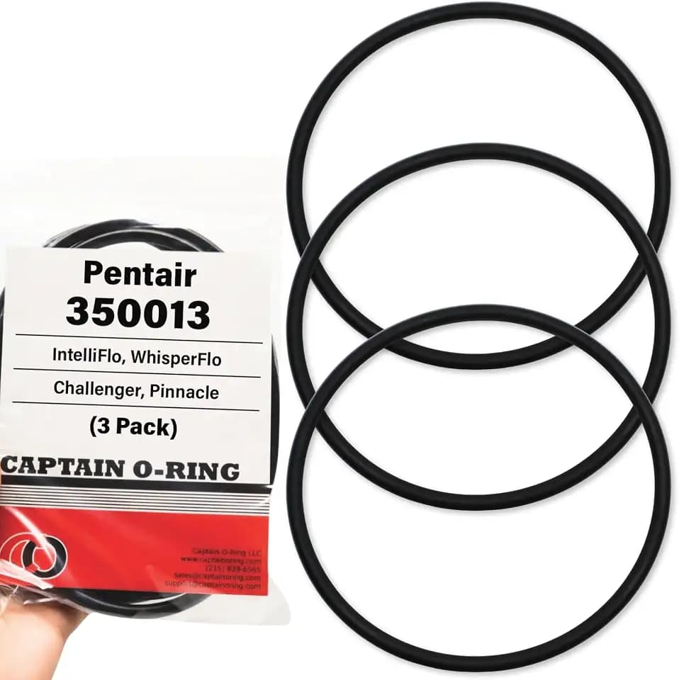 Captain O-Ring - 350013 Lid O-Ring - Compatible with Pentair IntelliFlo, WhisperFlo, Challenger and Pinnacle Pool and Spa Pumps (3 Pack)
