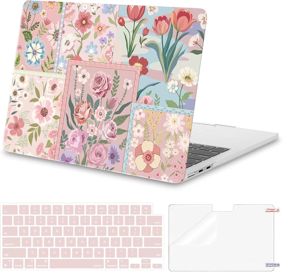 MOSISO Compatible with MacBook Air 13 inch Case M5 M4 M3 M2 2026-2022