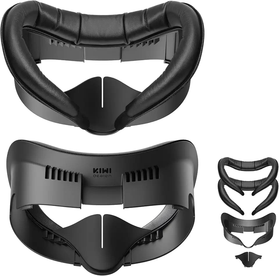 KIWI design V3 Facial Interface Only for Quest 3, 2 Skin-Friendly Face Pads