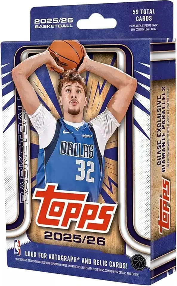 Topps 2025-26 Basketball 59-Card Hanger Box