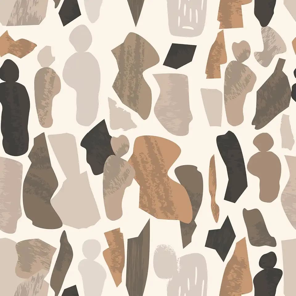 Kitico Modern Peel and Stick Wallpaper, Geometric Self Adhesive Wallpaper, Removable Vinyl Wall Paper for Bedroom Living Room Apartment Wall Decor 17.3"x200"