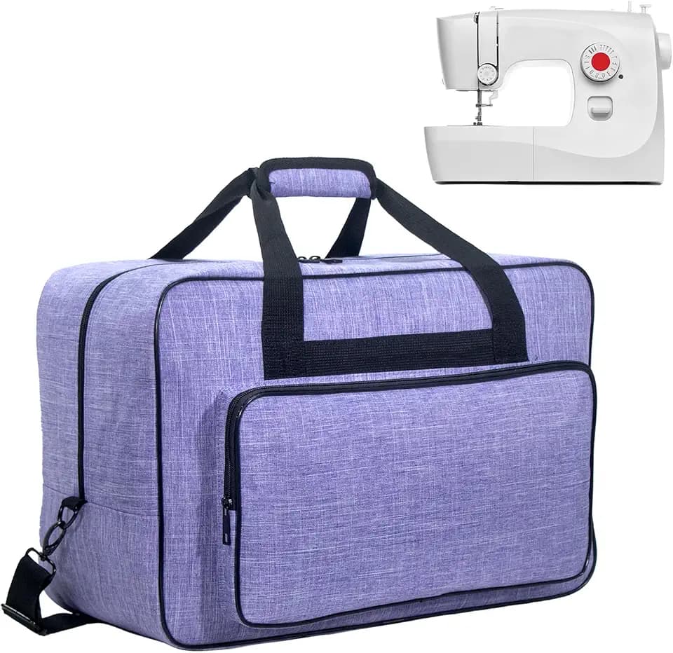 Sewing Machine Carrying Case with Padded Handles, Large Sewing Machine Bag
