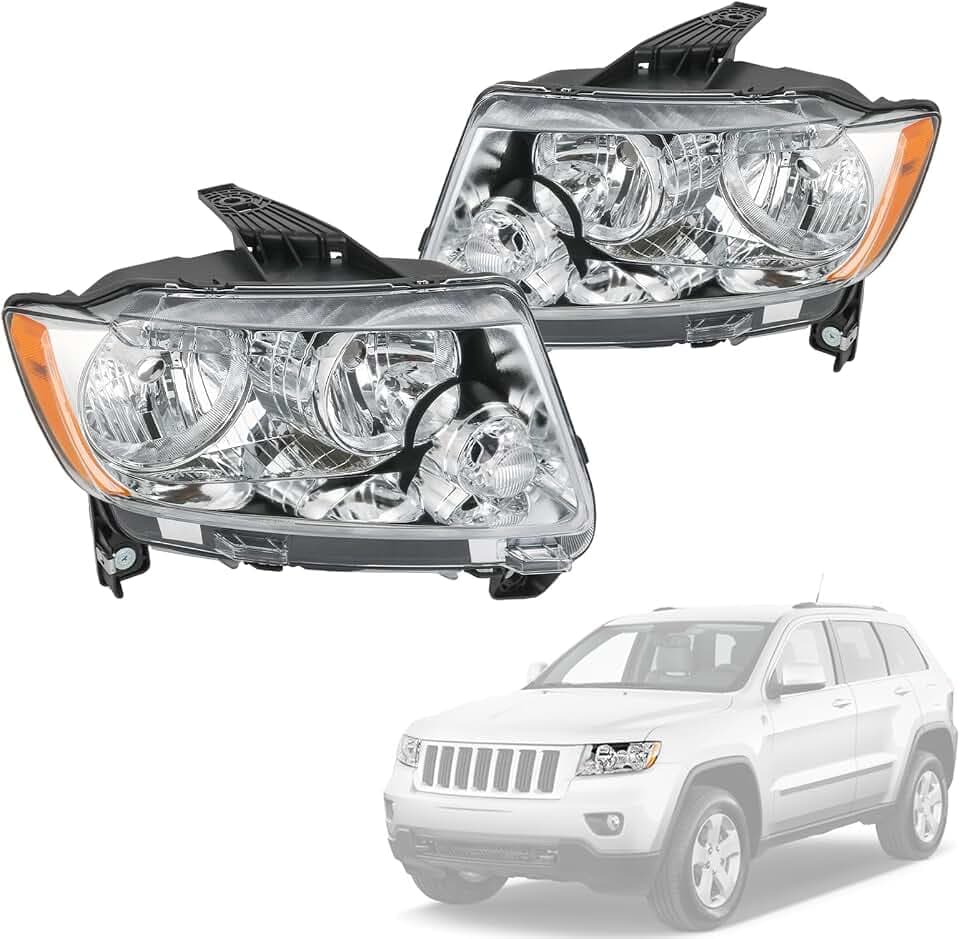 Headlights Assembly Replacement For Grand Cherokee 2011 2012 2013