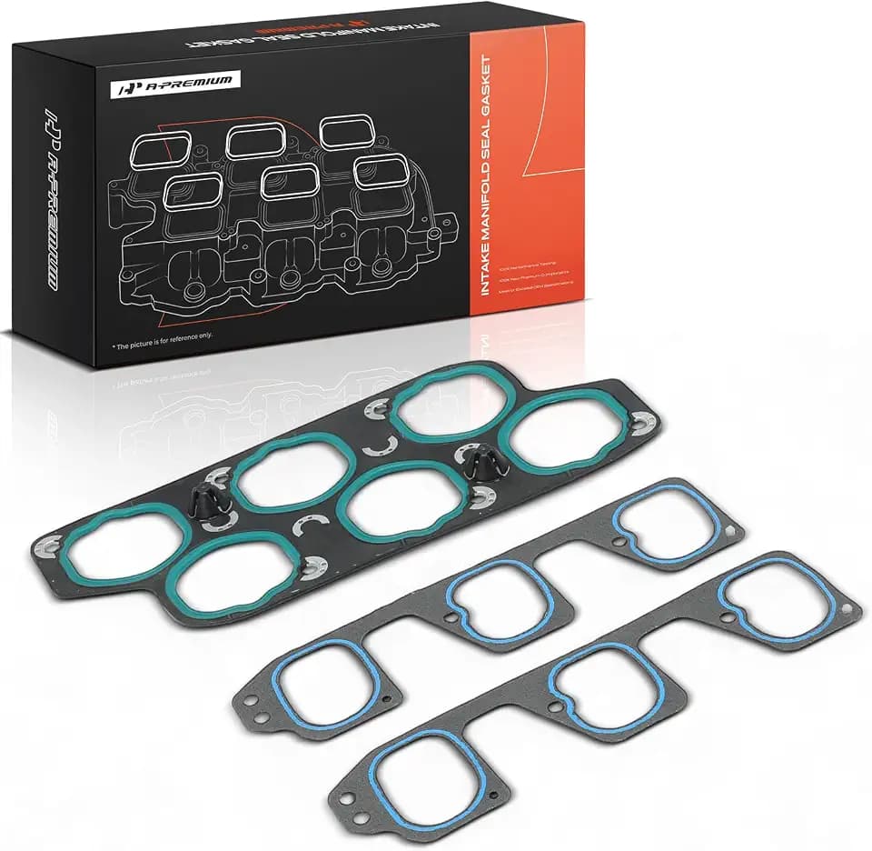 A-Premium Lower and Upper Engine Intake Manifold Gasket Set