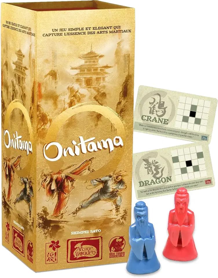 Arcane Wonders Onitama, 2-Player Abstract Duel with Modular Movement Cards