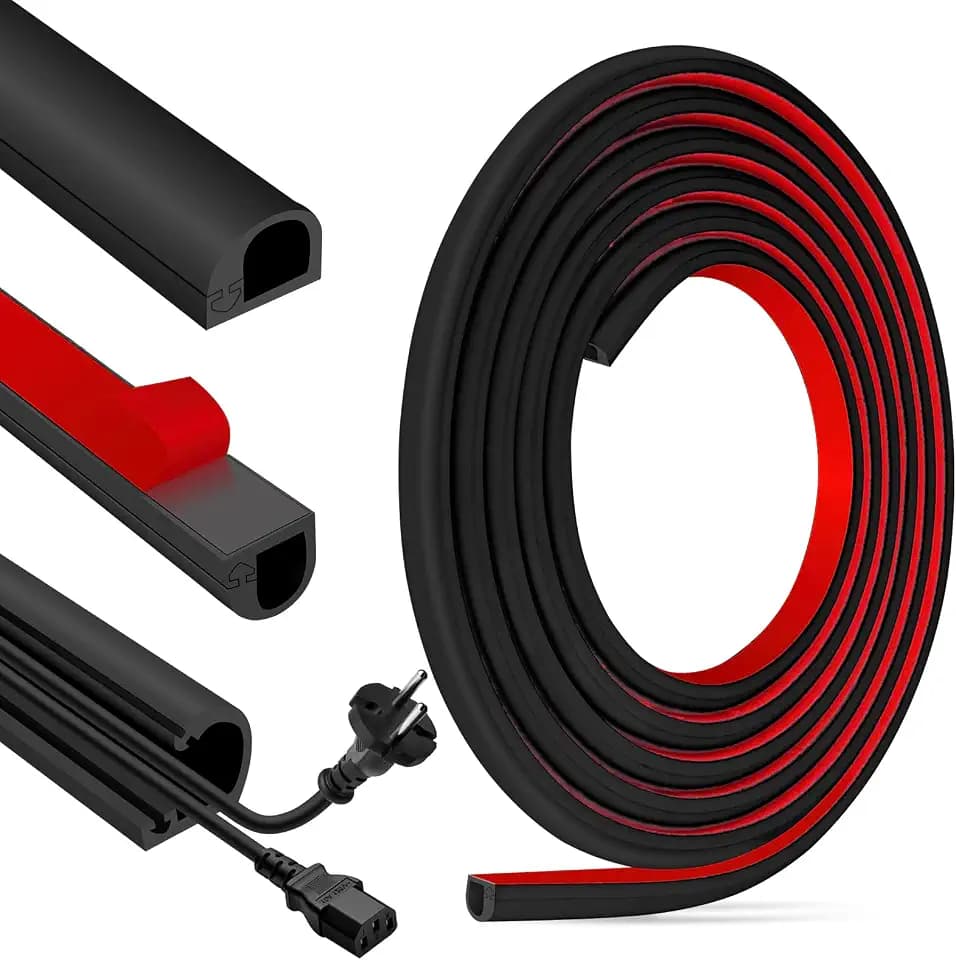 Silicone Cord Hider Wall Cord Covers for Wires on Wall