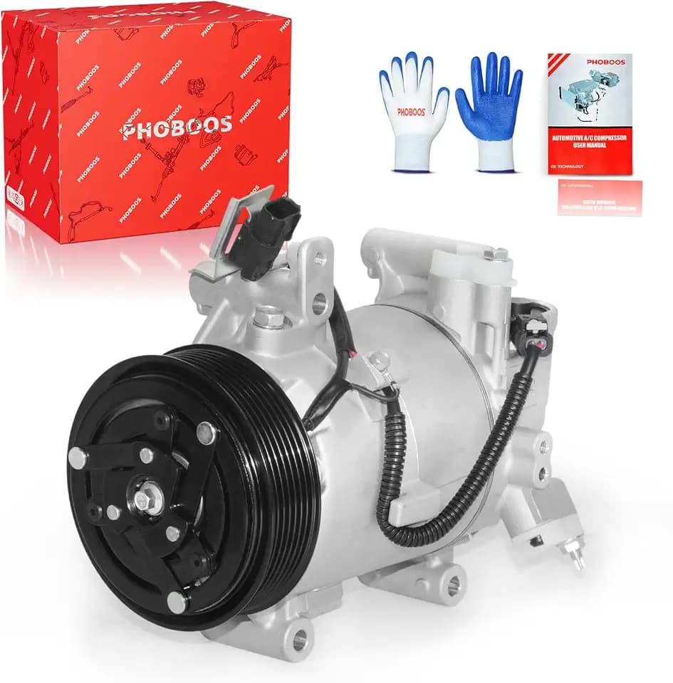 PHOBOOS A/C Compressor with Clutch Compatible with Honda Civic
