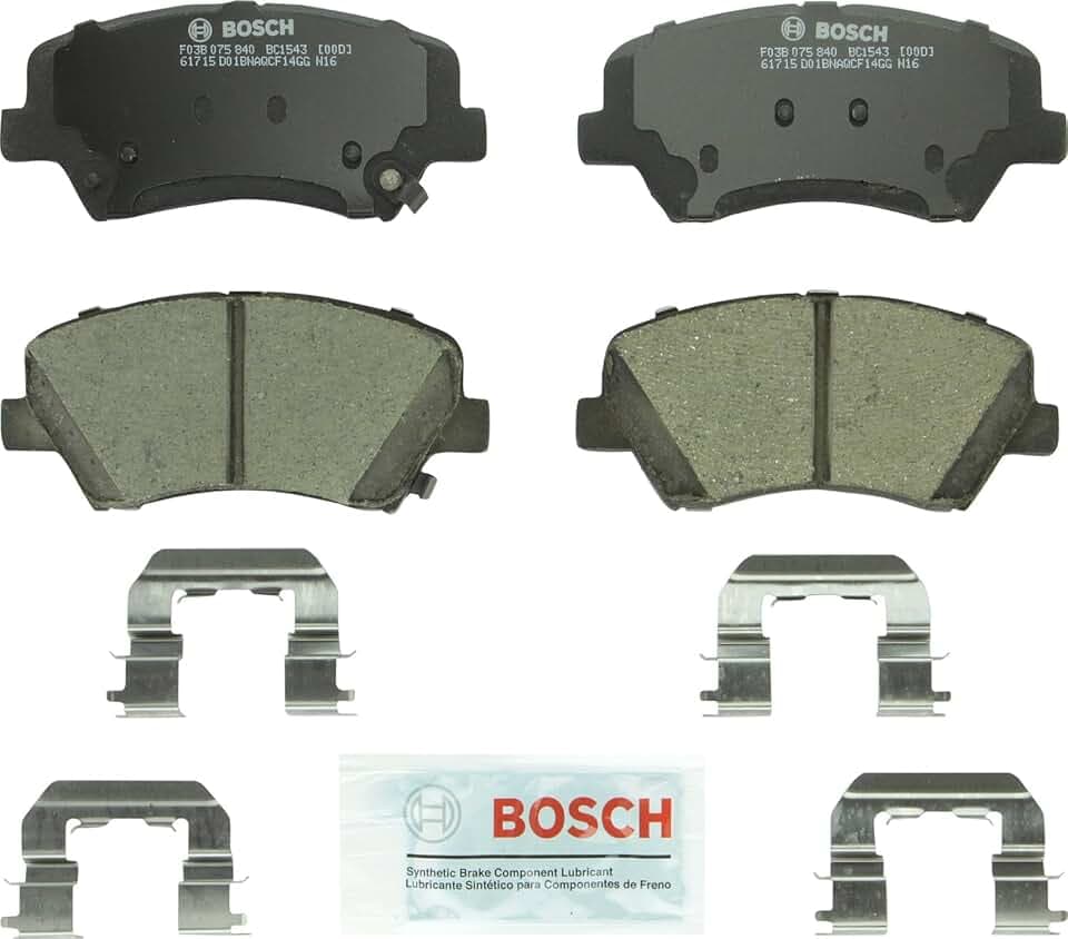 BOSCH BC1543 QuietCast Premium Ceramic Disc Brake Pad Set - Front