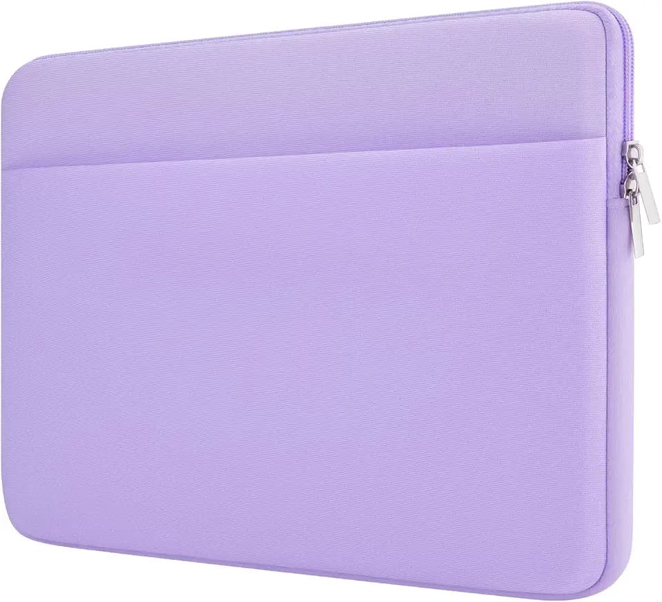 Laptop Sleeve Bag Compatible with 13 to 14 inches MacBook Air/Pro Chromebook Notebook Portable Cover with Front Pocket Padded Computer Pouch Cover Protective for 13” to 14” Laptop,Purple