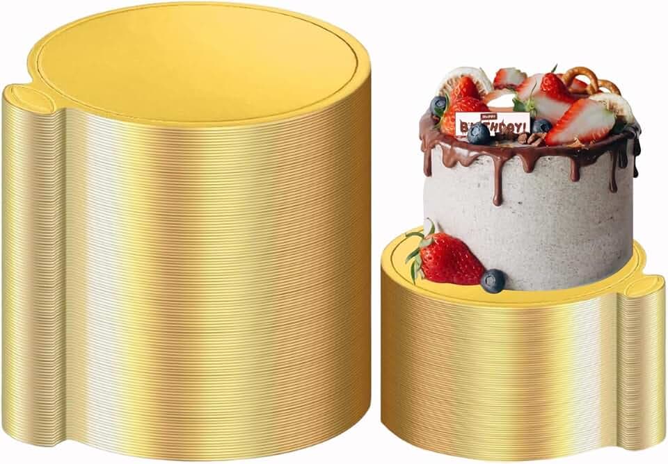 100PCS 4 Inch Cake Boards,10.1cm Mini Cake boards for Baking