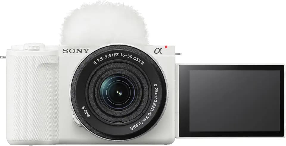 Sony ZV-E10 II APS-C Mirrorless Creator Camera with 16-50mm Lens White