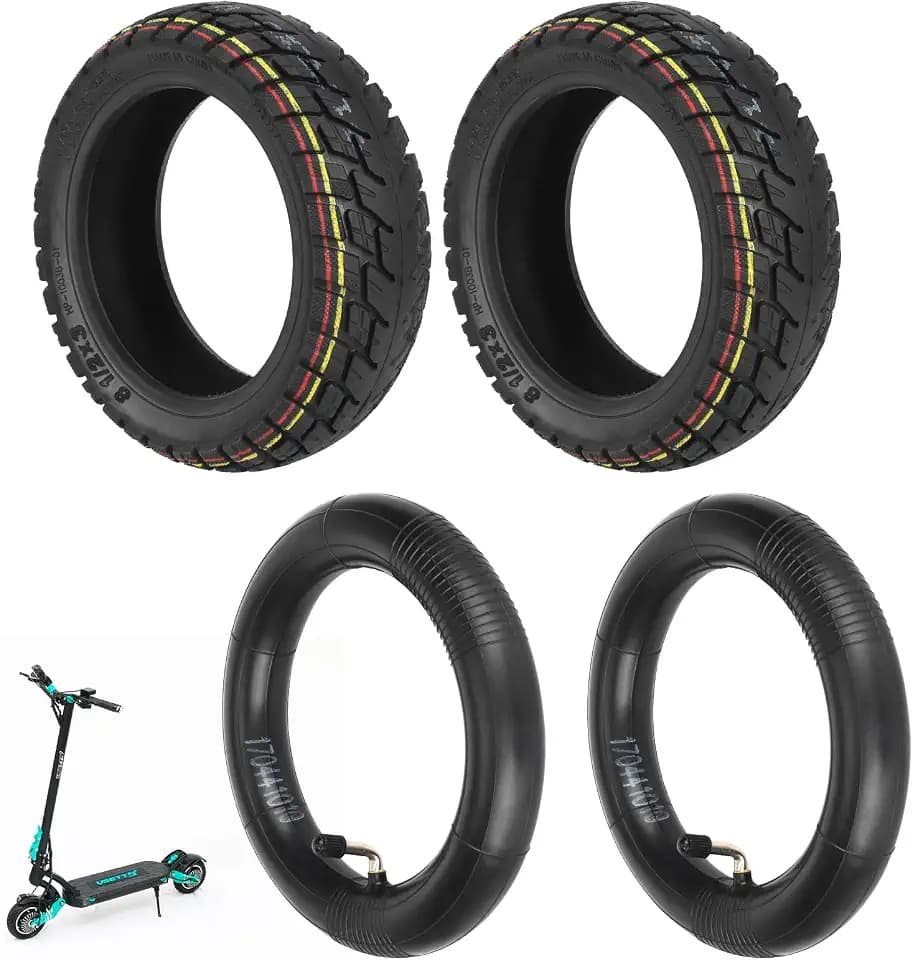 ulip (2er-Set) 8,5x3 (50-134) Offroad-Reifen mit Schlauch 8,5 Zoll Luftreifen für VSETT 8 9 Macury Zero 8 9 Roller