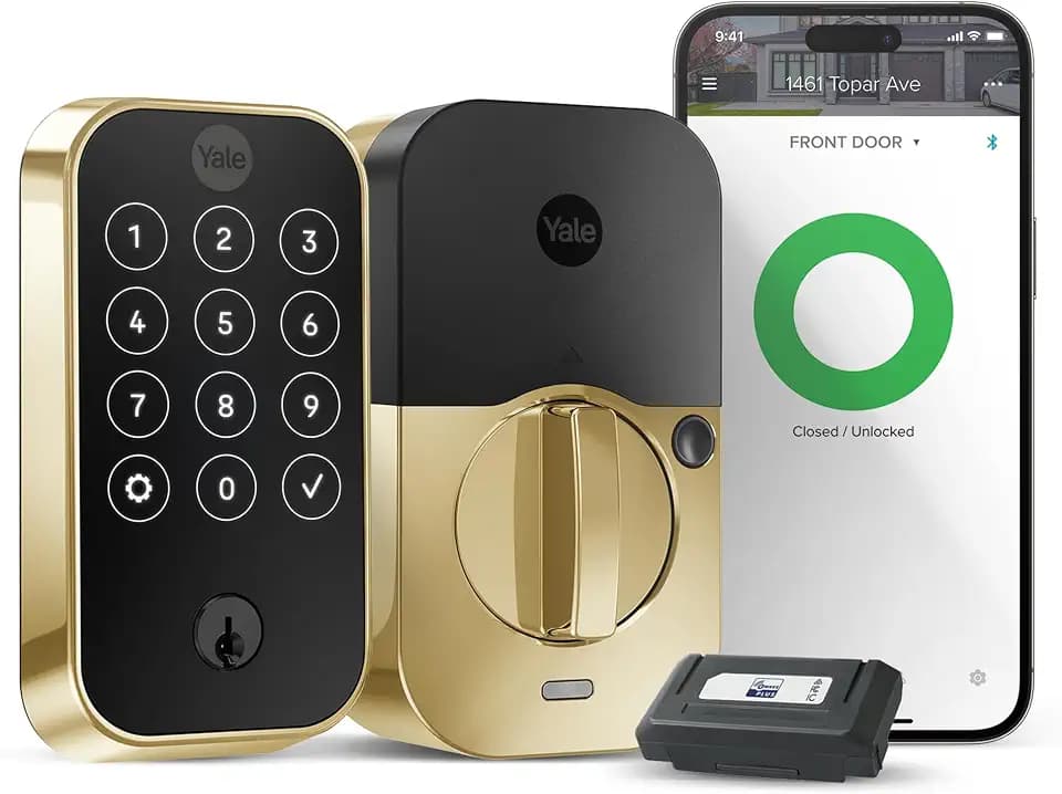 Yale Assure Lock 2 Touch Deadbolt with Z-Wave, Lifetime Brass