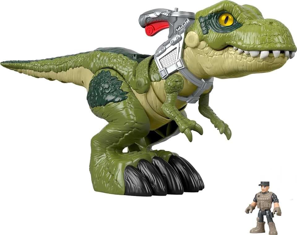Fisher-Price Jurassic World GBN14 - Imaginext Hungriger T-Rex, Mehrfarbig, Dinosaurier Spielzeug für Kinder ab 3 Jahren