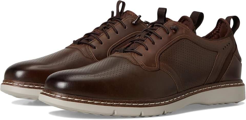 Stacy Adams, Men, Sync Lace-Up, Brown Crazyhorse, 10, Wide