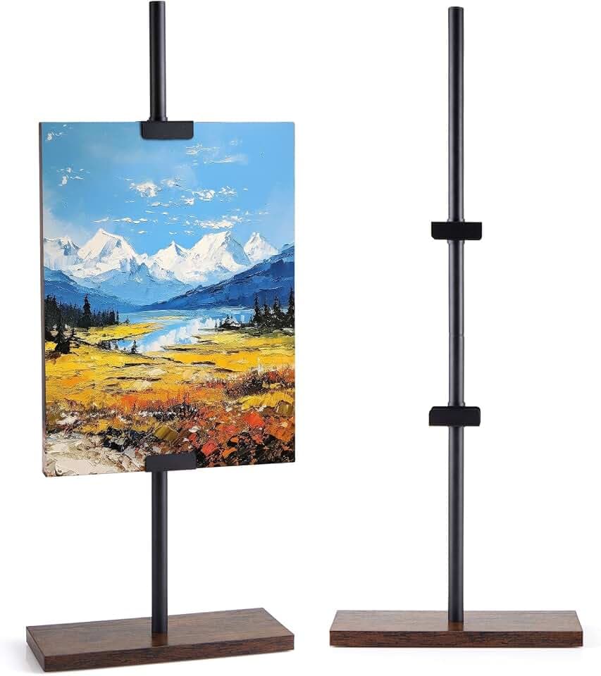Tabletop Easel Stands, Frame Holder Stand Table Easels, Picture Frames