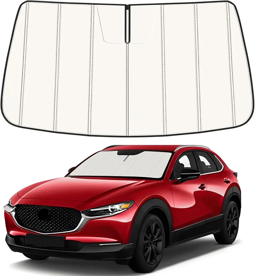 Windshield Sun Shade for Mazda CX30 2019-2026, Accordion Folding Design