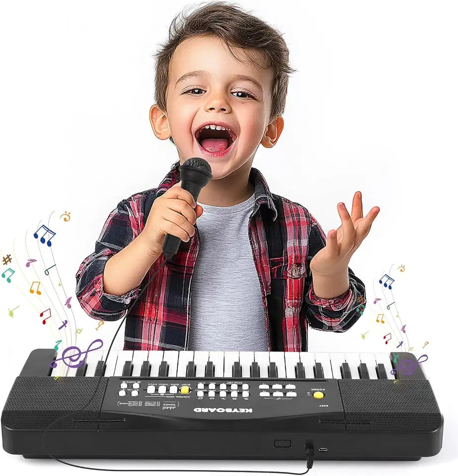 37 Tasten Kinder Keyboard Piano, Klaviertastatur Elektronisches Klavier