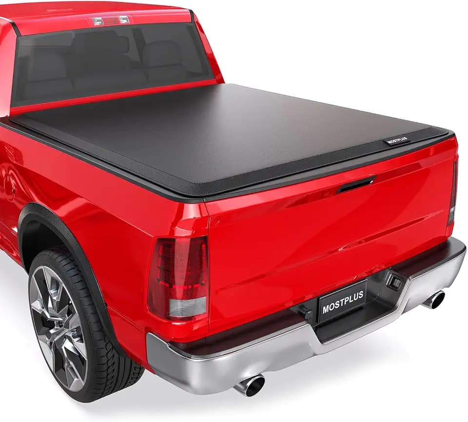 MOSTPLUS Roll-Up Soft Vinyl Truck Bed Tonneau Cover Compatible for 1997-2004 Dodge Dakota Fleetside 6.5FT 78 Inch