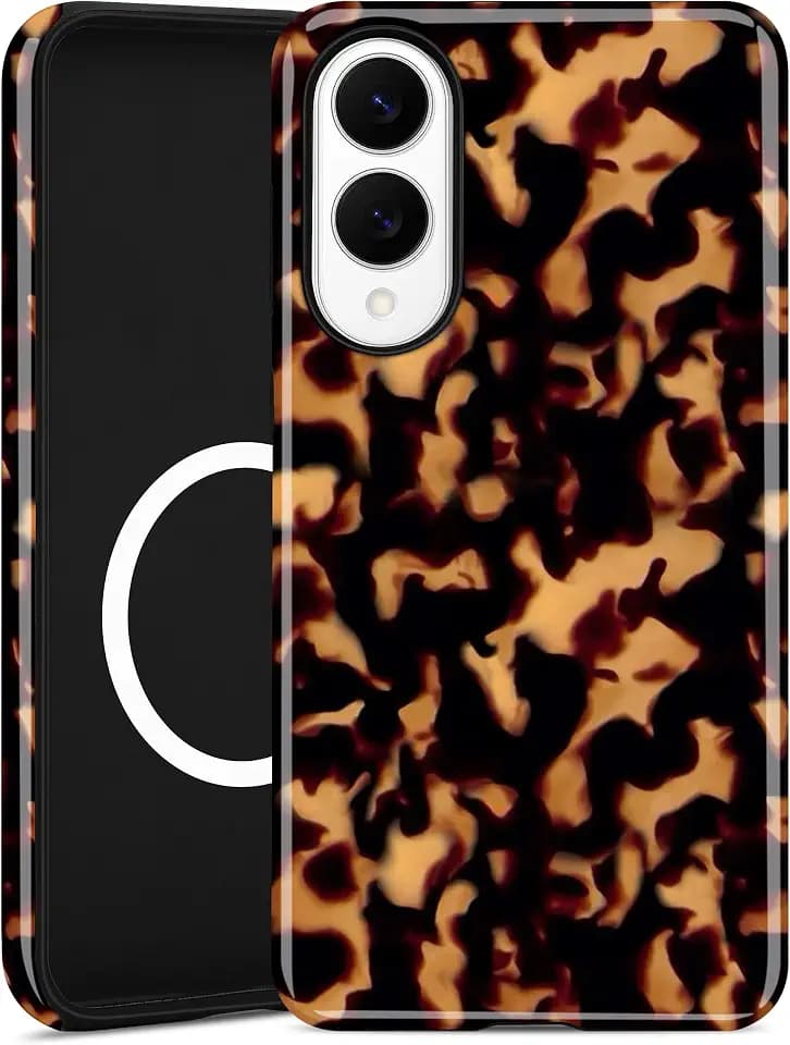 Magnetic Tortoise Shell Case for Samsung Galaxy S25 Edge
