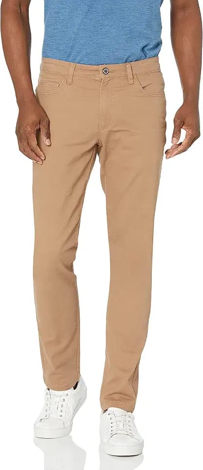 Amazon Essentials Men's Skinny Fit 5-Pocket Comfort Stretch Chino Pants