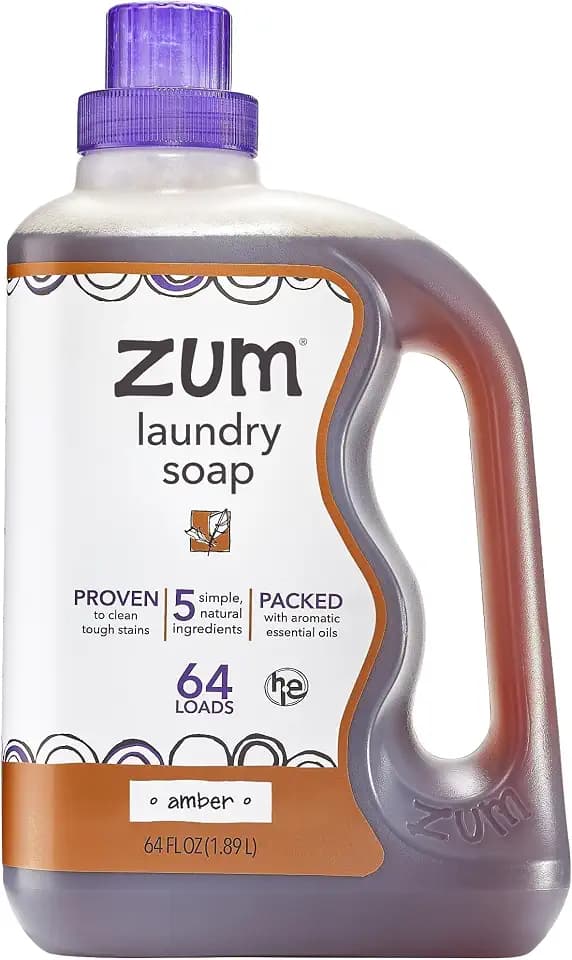 Zum Laundry Soap - Amber, 64 fl oz
