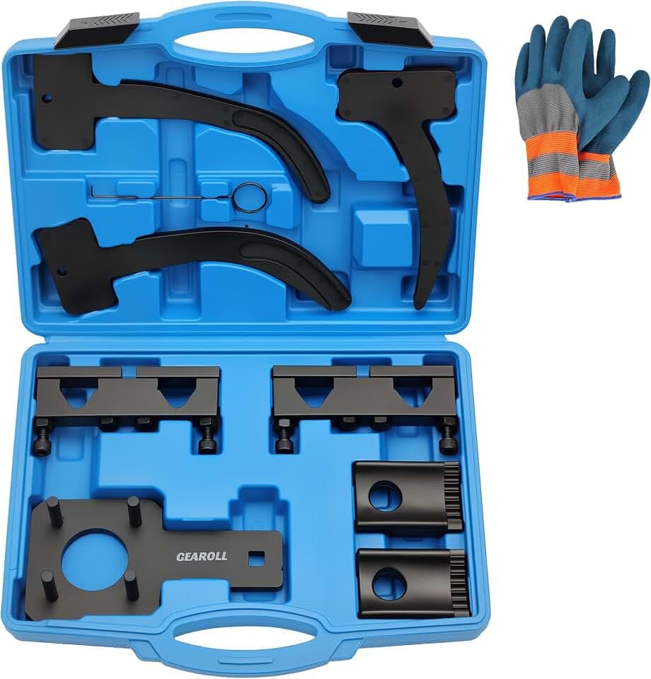 Camshaft Phaser Timing Chain Lock Tool Kit, Chrysler 3.6 Pentastar Engine Timing Tool Kit Compatible with VW Jeep Chrysler Dodge 3.6L Pentastar Engine Replace 10200A 10202 10369 10198A 2025200090
