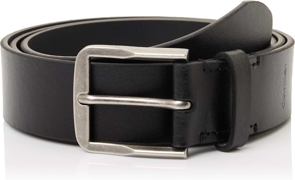 Calvin Klein Herren Classic Flat Buckle 35mm Lv04d7055g Gürtel (1er Pack)