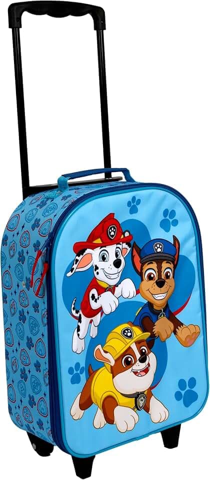 Undercover - Paw Patrol Kinder Trolley - geräumiges Hauptfach - idealer Reisebegleiter - verstellbare und fixierbare Teleskopstange