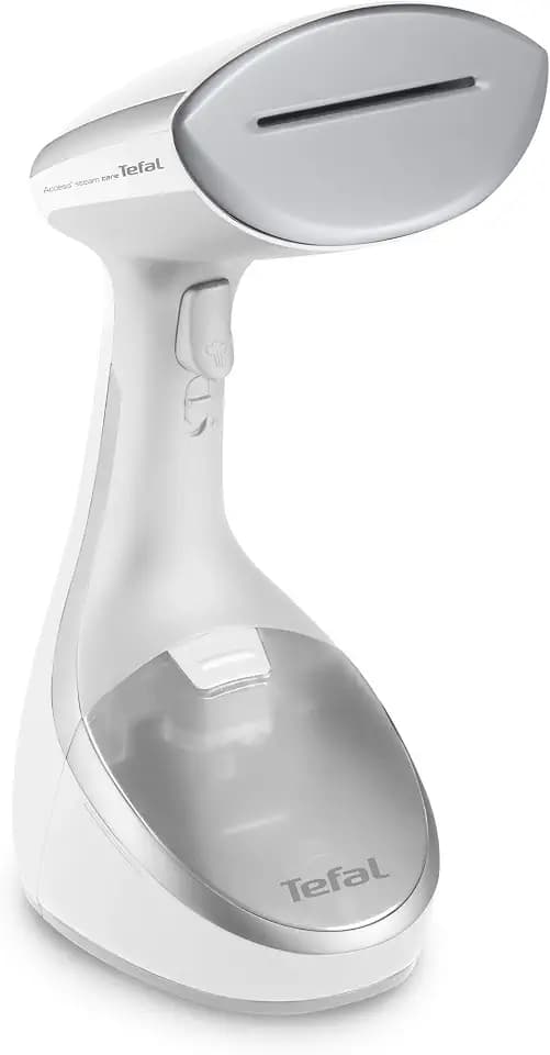 Tefal Dampfbürste Access Steam Care, 1600 W, 6 Zubehörteile inklusive, 200 ml Wassertank, Dampfglätter mit 3 Dampfstufen, kurze Aufheizzeit von nur 40 Sekunden, Steamer, weiß/silber, DT9130