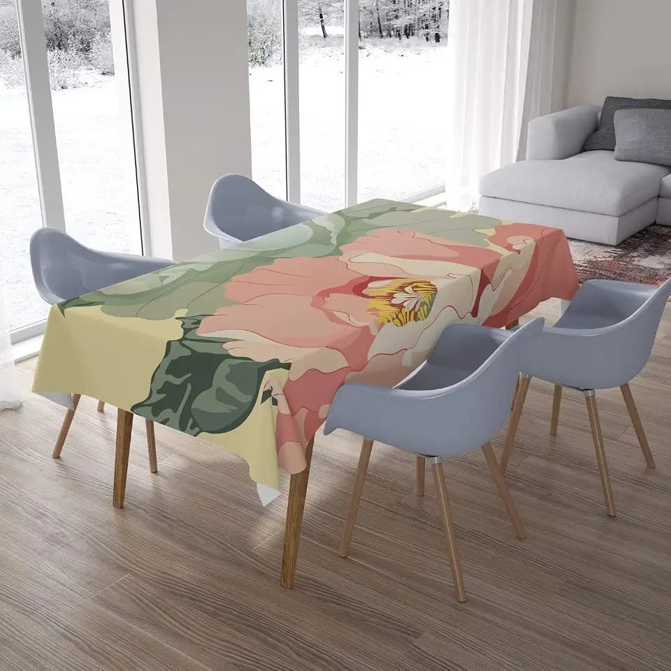 Le Jardin du Lin Tischdecke, 145 x 180 cm, entworfen und hergestellt in der Türkei