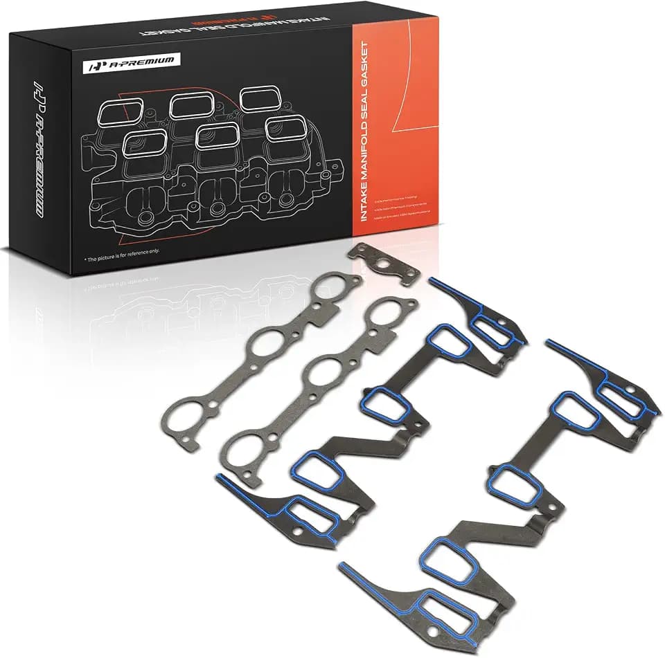 A-Premium Lower and Upper Engine Intake Manifold Gasket Set