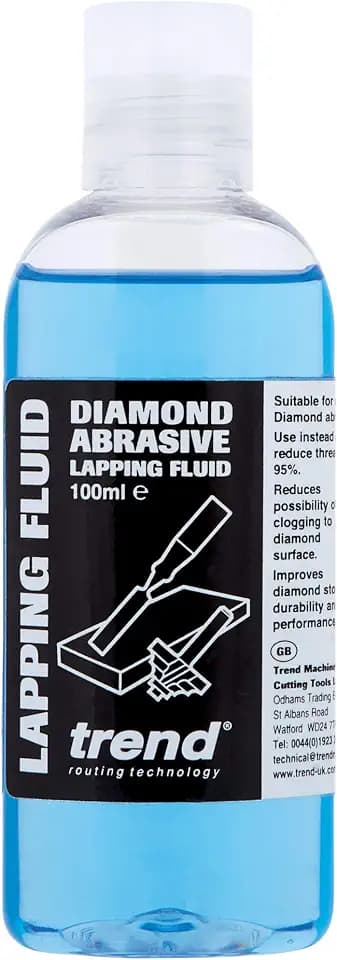 Trend Diamond Abrasive Lapping Fluid, 3.4 fl oz, Blue, Professional Grade Sharpening Fluid for Optimum Performance, DWS/LF/100