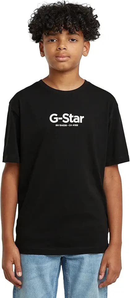 G-Star Jungen T-Shirt Ss Loose Logo T-Shirt (1er Pack)