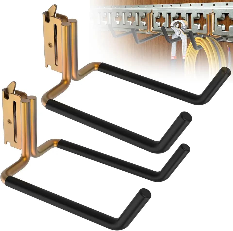 E Track Hooks,Heavy Duty E Track J Hook,E Track Accessories,6in(2PCS)