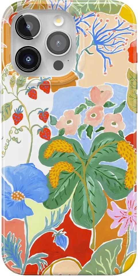 Casely iPhone 15 Pro Max Case | Botanical Blooms | Floral Patchwork | Compatible with MagSafe | Classic Ultra Slim Design
