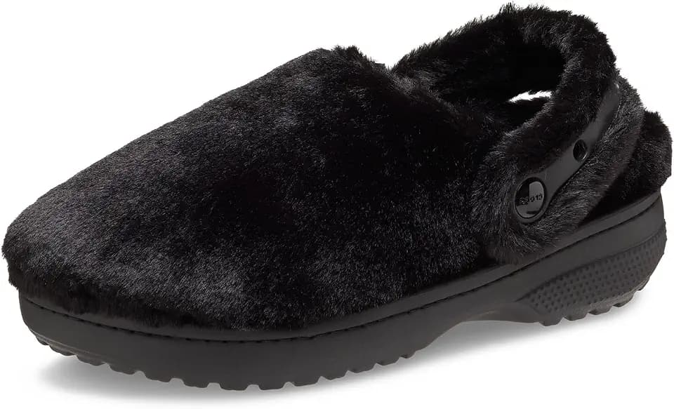 Crocs Unisex-Adult Classic Unfurgettable Lined Clogs, Fuzzy Slippers