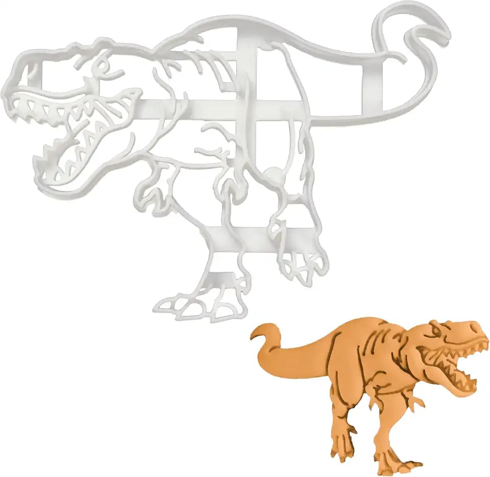 Naturgetreuer Tyrannosaurus Rex Ausstechform, 1 Teil, Bakerlogy