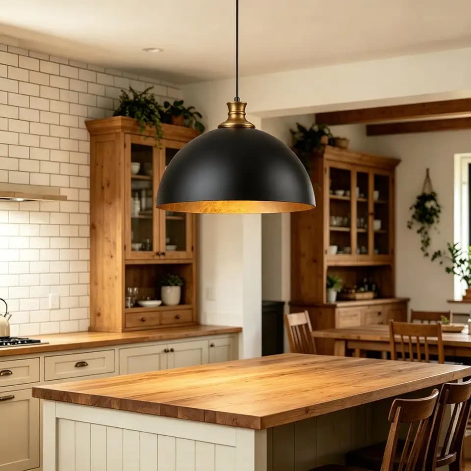 14.96" Pendant Light Fixtures, Modern Dome Pendant Lights Kitchen Island