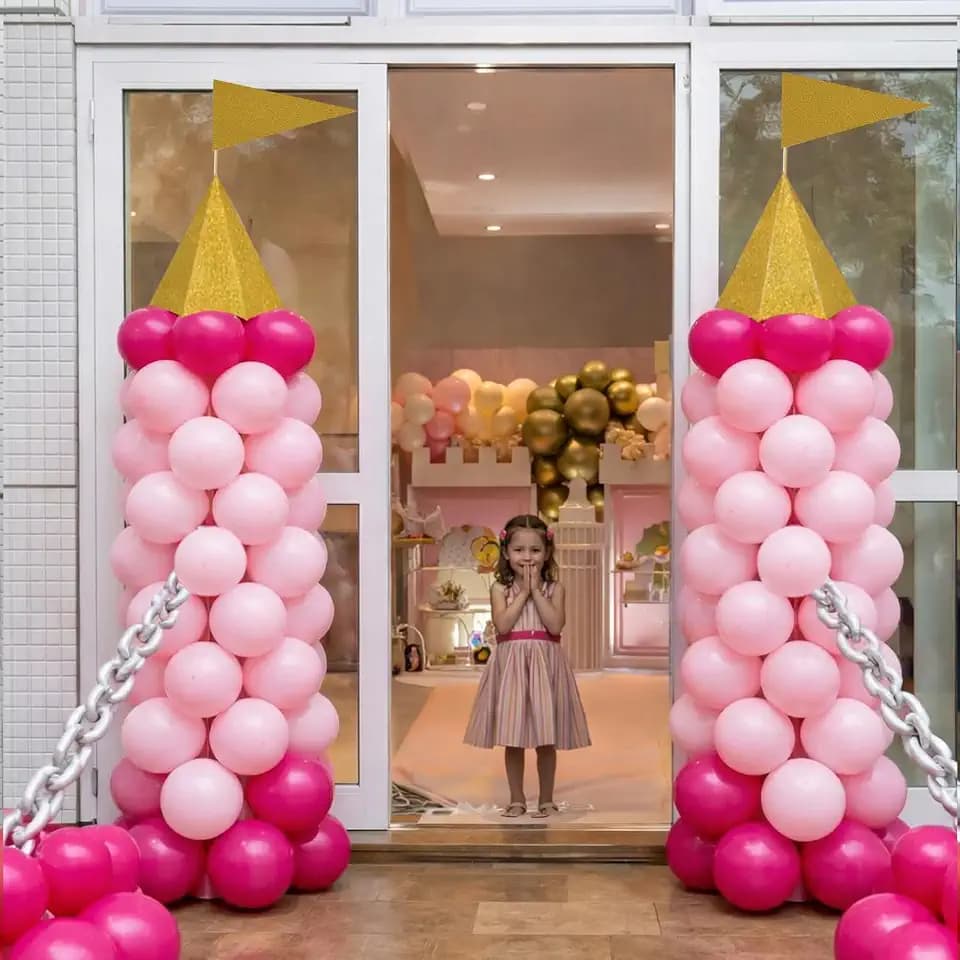 Soulchen Princess Birthday Party Decorations Balloon Tower Stand